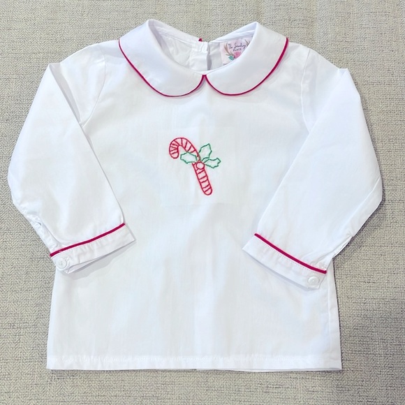 The Smocking Place Christmas top & bloomer set, size 3T 🎄 - Picture 2 of 5